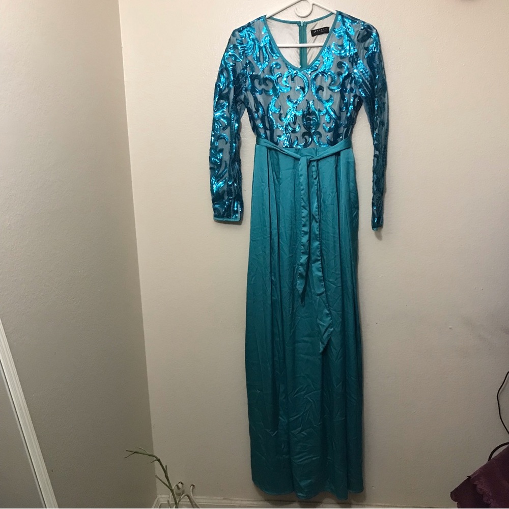 occasion Turquoise-teal color size small Brand abayatifashion
